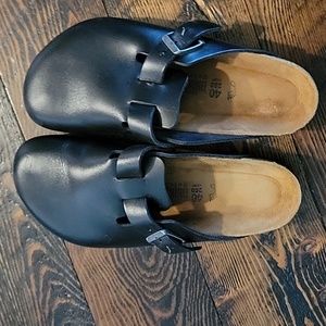 Birkenstock Boston Leather Clog Mules - EU 40 US W 10 M 8
